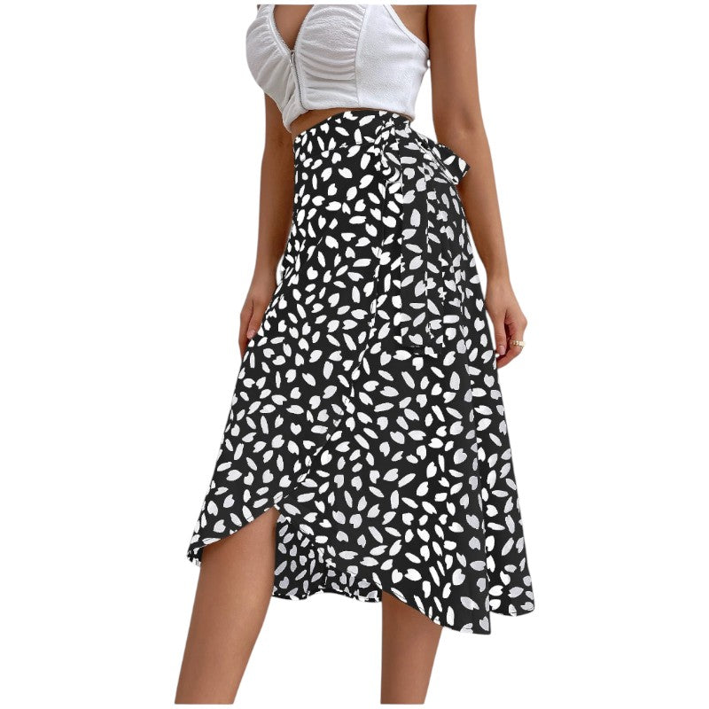 Asymmetric Boho Wrap Skirt
