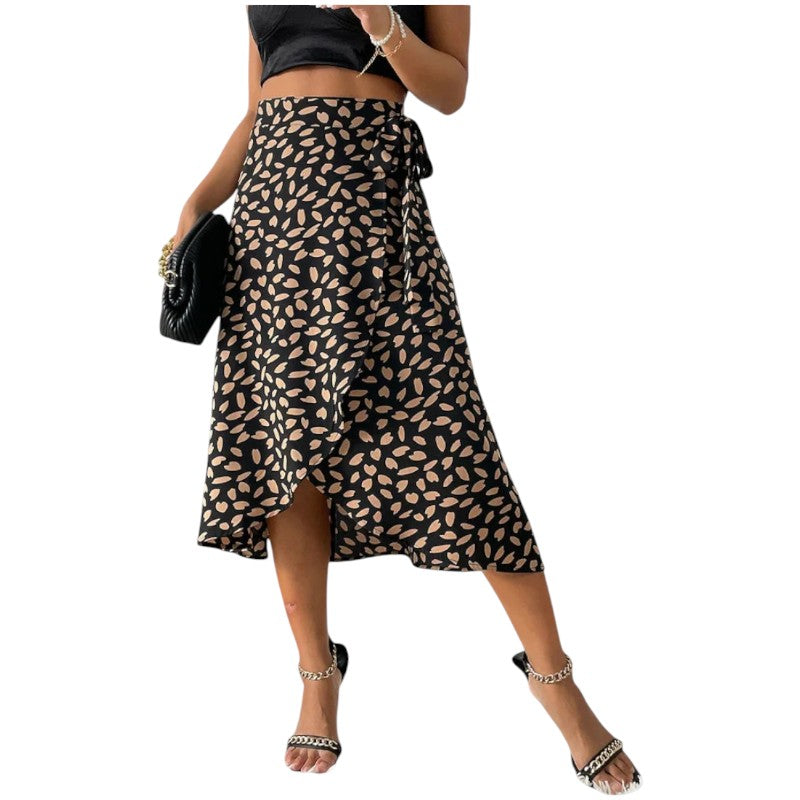 Asymmetric Boho Wrap Skirt