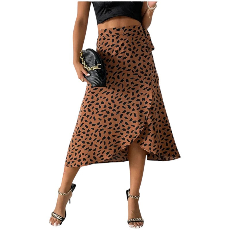 Asymmetric Boho Wrap Skirt