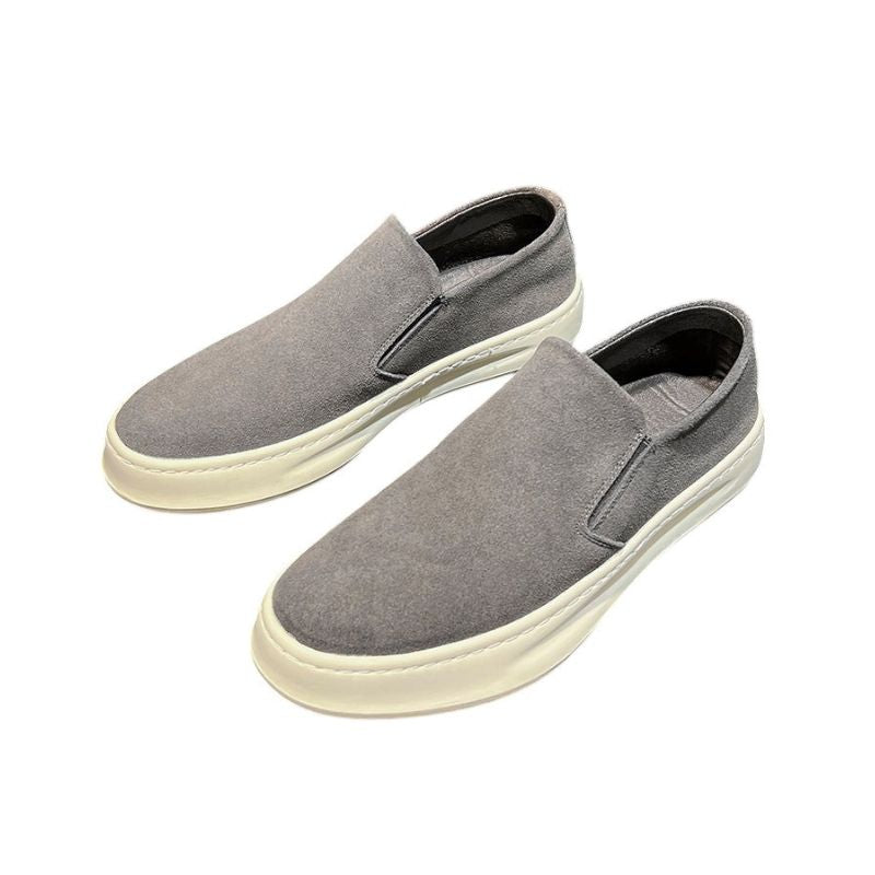 Suede Slip-On Loafers