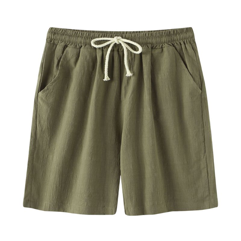 Azure Linen Shorts