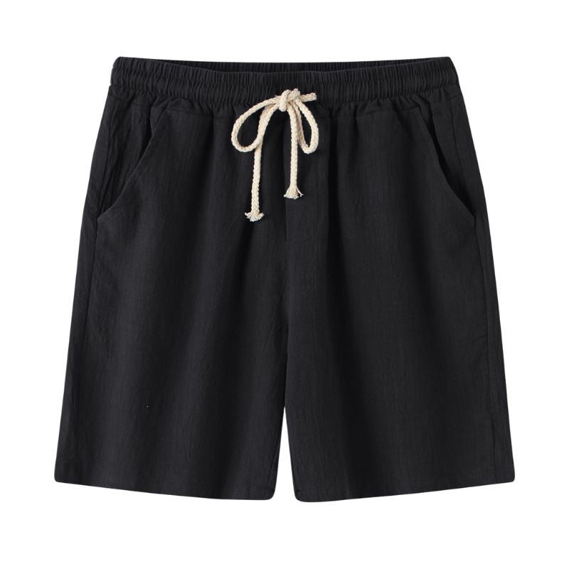 Azure Linen Shorts