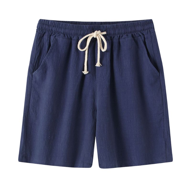 Azure Linen Shorts