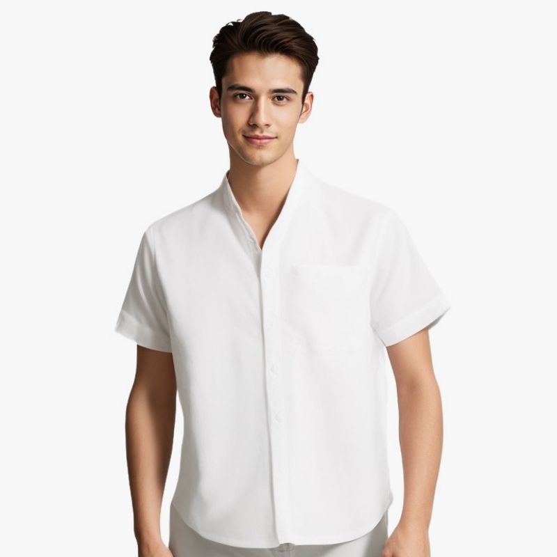 Bari Short-Sleeve Cotton Shirt