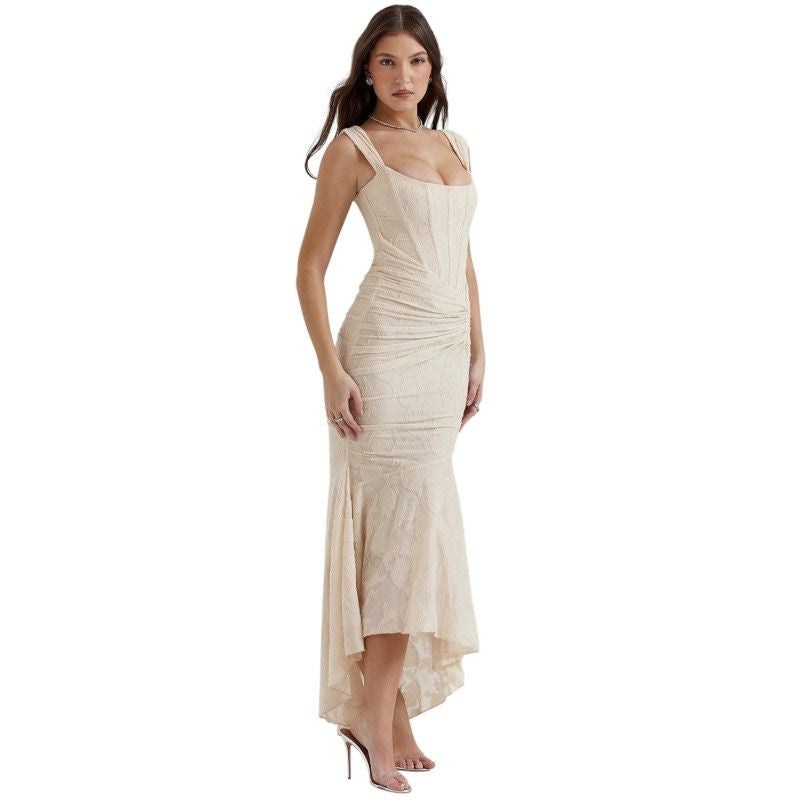 Corset-Style Flowy Dress