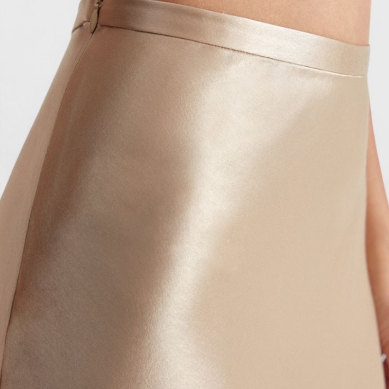High-Waisted Midi Skirt