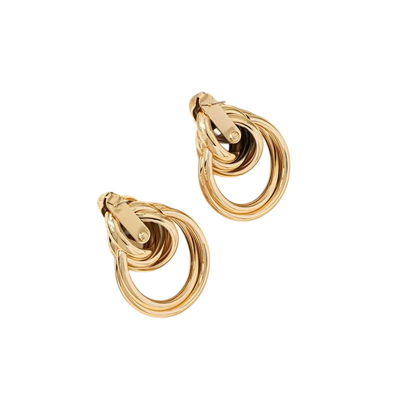 Intertwined Hoop Earrings