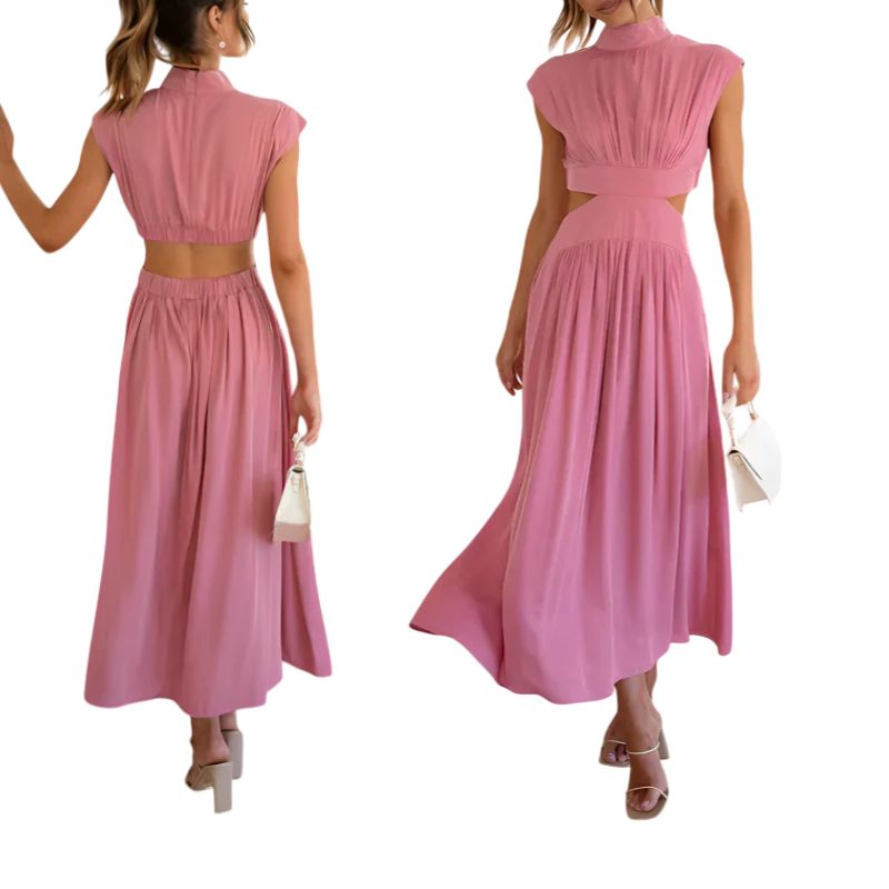 Open-Back Long Dress