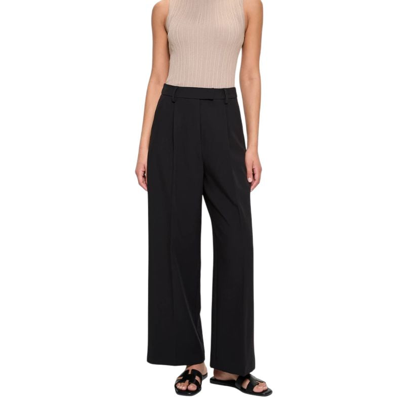 Structured Wide Leg Pants
