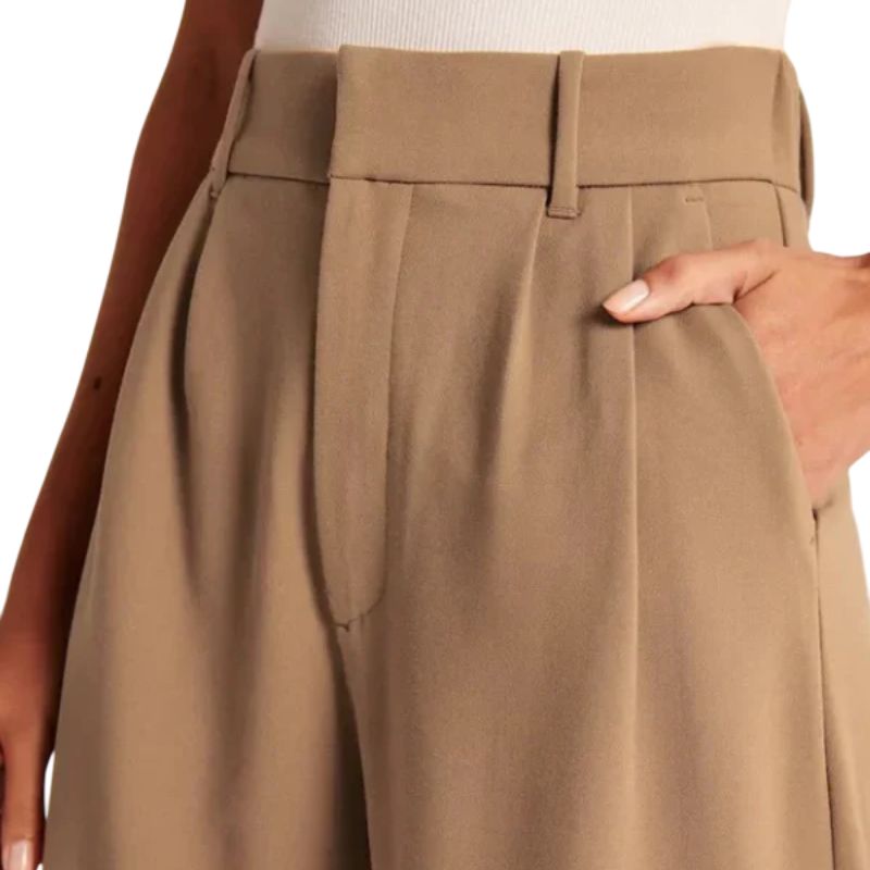 Structured Wide Leg Pants