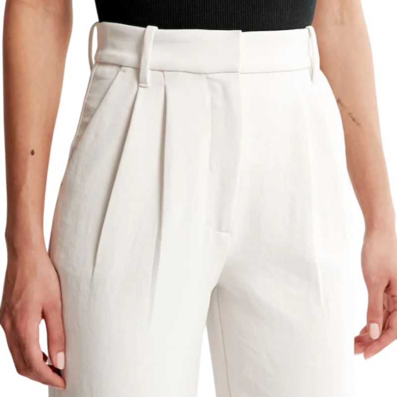 Structured Wide Leg Pants