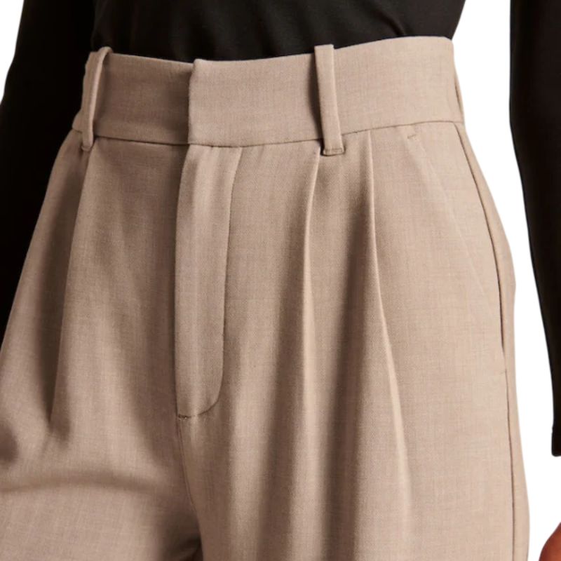 Structured Wide Leg Pants