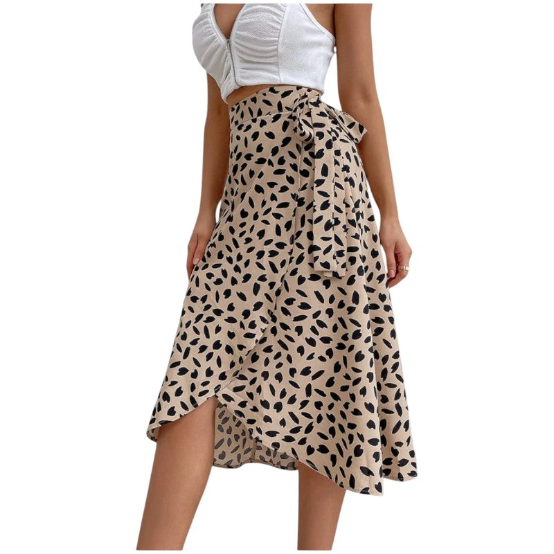 Asymmetric Boho Wrap Skirt