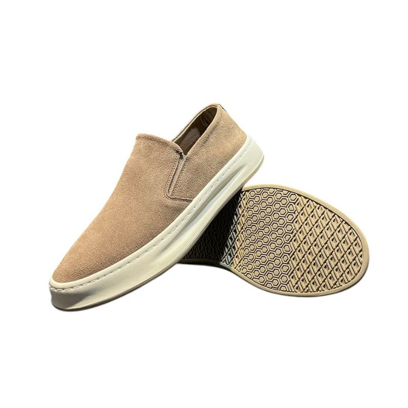 Suede Slip-On Loafers