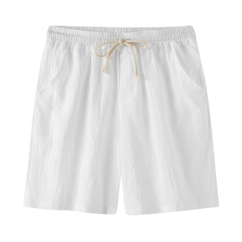 Azure Linen Shorts