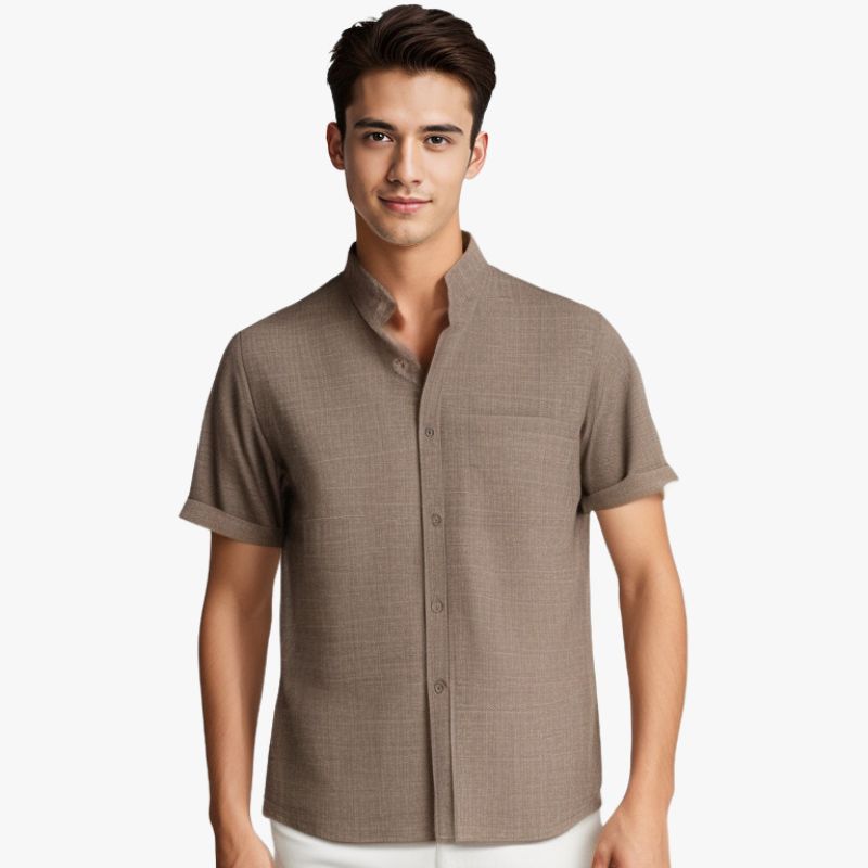 Bari Short-Sleeve Cotton Shirt