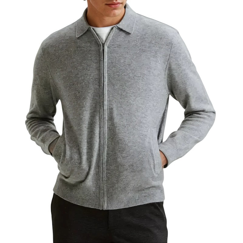Grey Cashmere Jacket