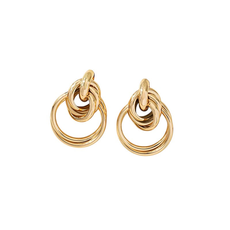 Intertwined Hoop Earrings