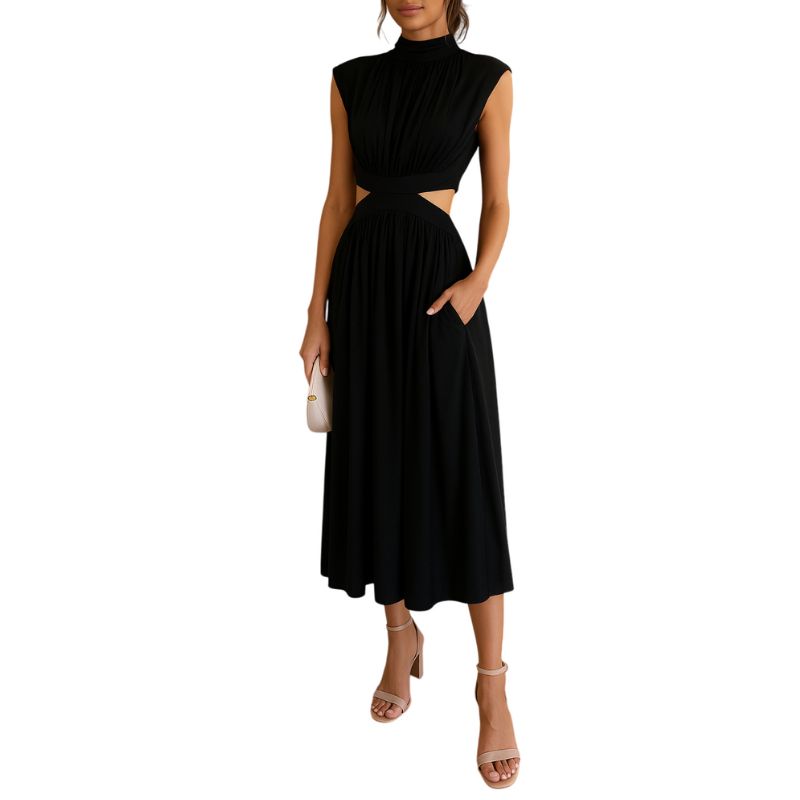 Open-Back Long Dress