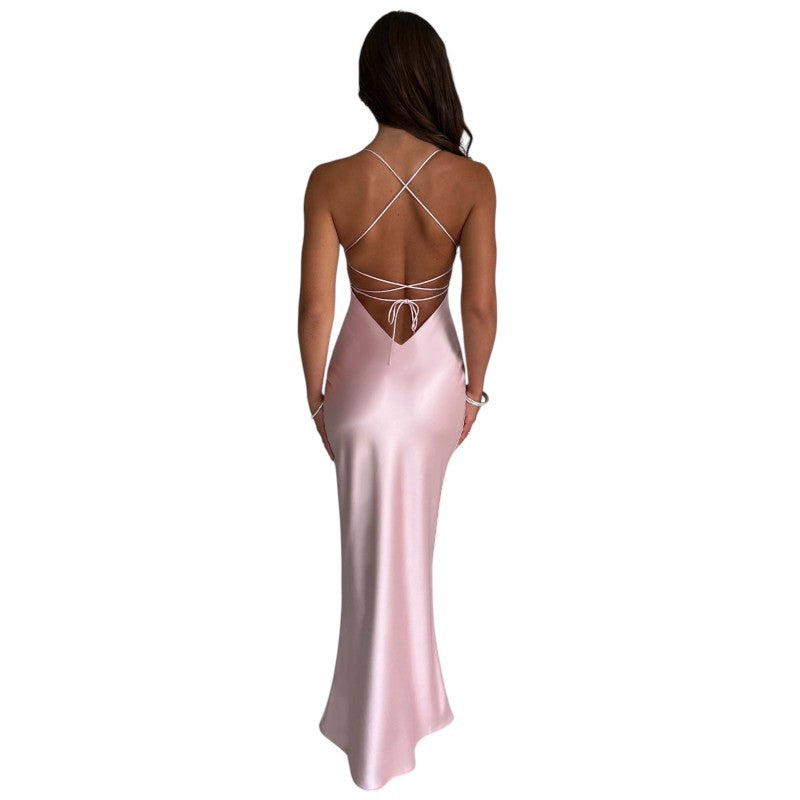 Satin Maxi Dress
