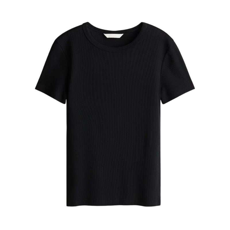Slim Fit Ribbed Tee