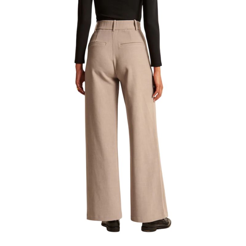 Structured Wide Leg Pants