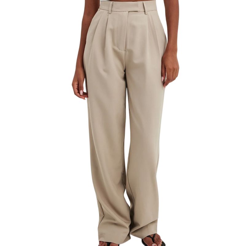Structured Wide Leg Pants