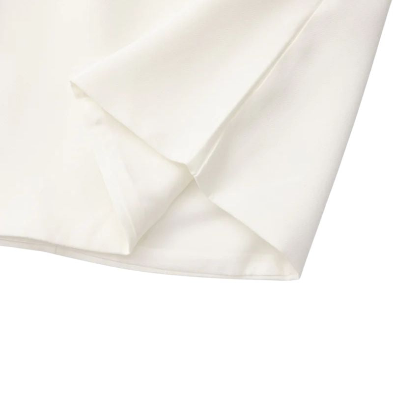 White Co-ord Vest Set