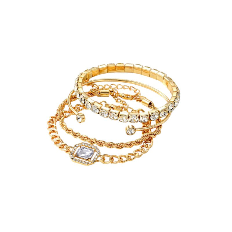 Studded Bracelet Set