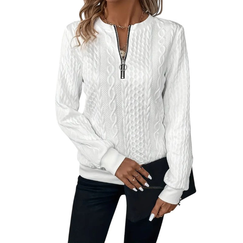 Knit-Zip-Sweater