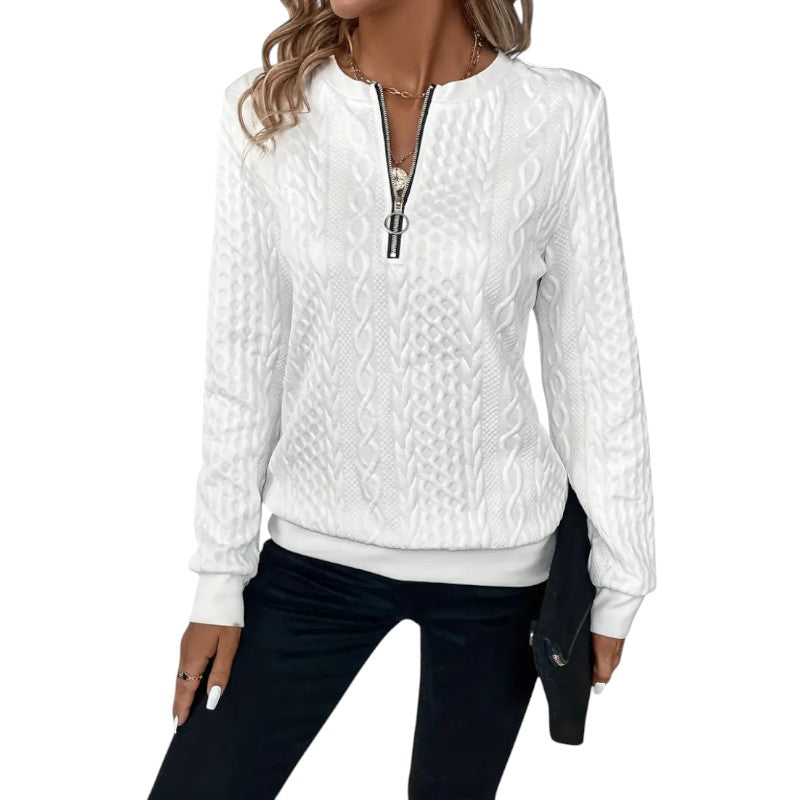 Knit-Zip-Sweater