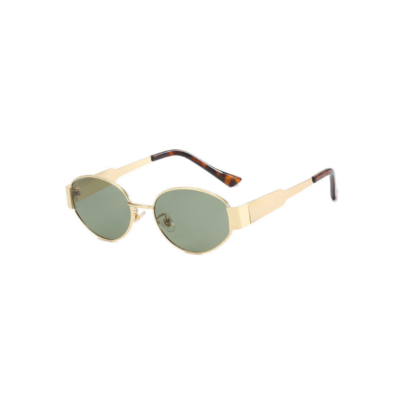 Velour Club Oval Vintage Sunglasses